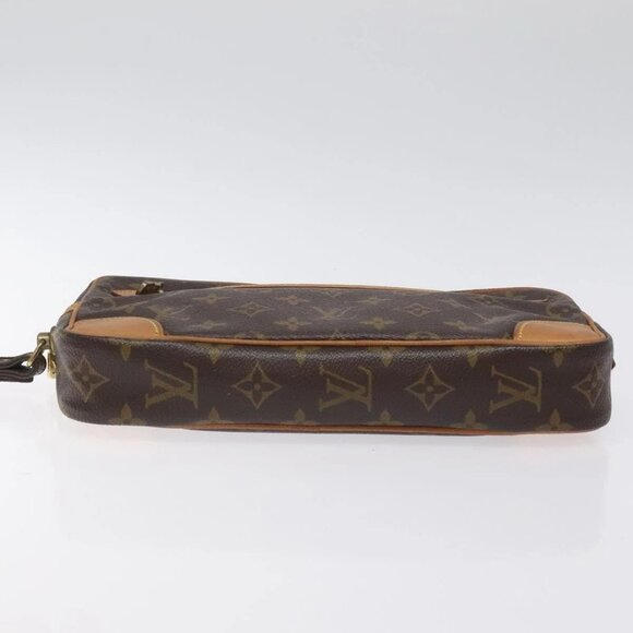 LOUIS VUITTON Monogram Marly Dragonne GM Clutch Bag LV Auth - Picture 6 of 16